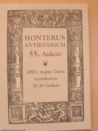 Honterus Antikvárium 55. Aukció