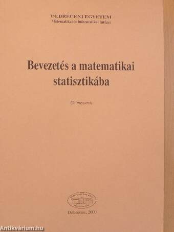 Bevezetés a matematikai statisztikába