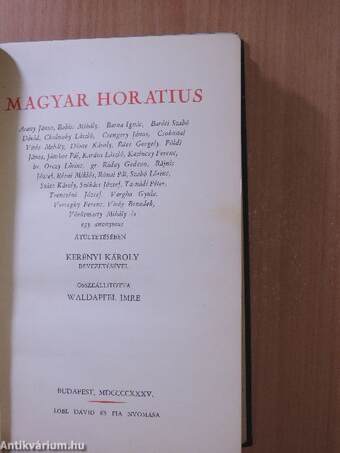 Magyar Horatius