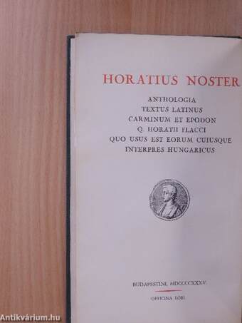 Magyar Horatius