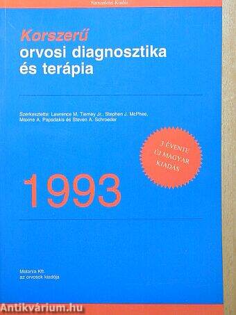 Korszerű orvosi diagnosztika és terápia 1993.