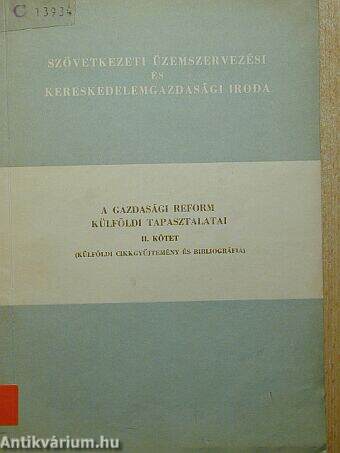 A gazdasági reform külföldi tapasztalatai II.