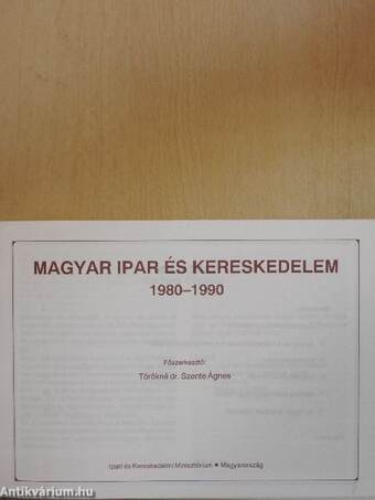 Magyar Ipar és Kereskedelem 1980-1990