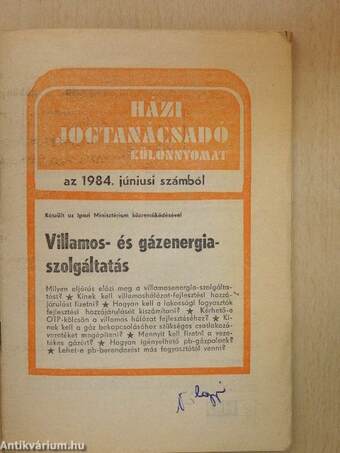 Villamos- és gázenergia-szolgáltatás