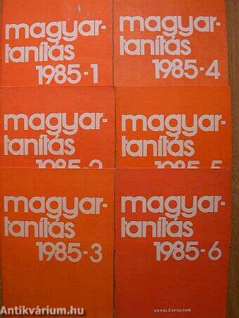 Magyartanítás 1985/1-6.