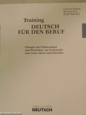 Training Deutsch für den Beruf