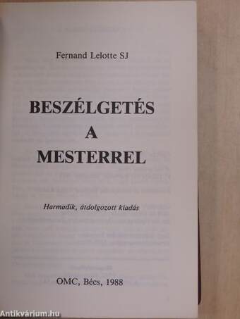 Beszélgetés a Mesterrel