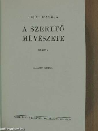 A szerető művészete