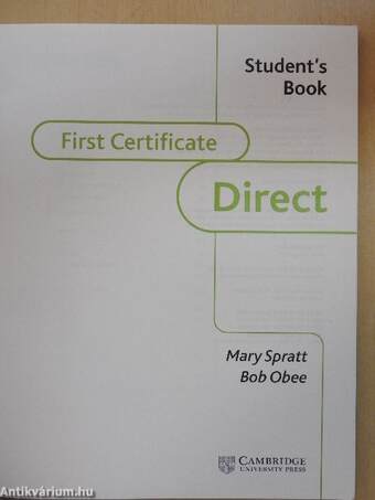 Cambridge First Certificate Direct - Student's Book