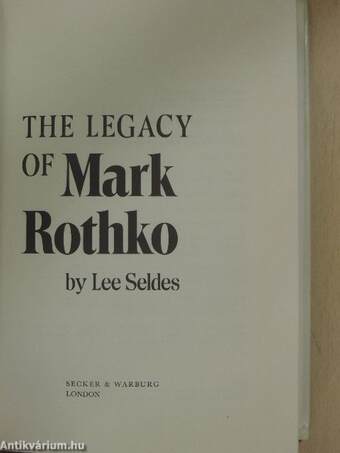 The Legacy of Mark Rothko