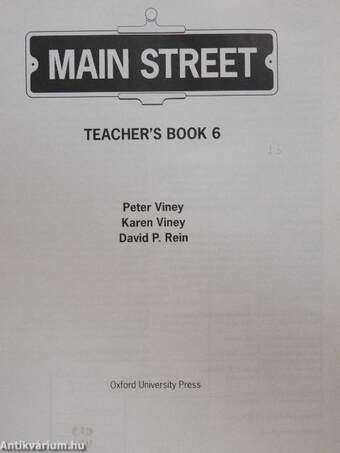 Main Street - Teacher's book 6