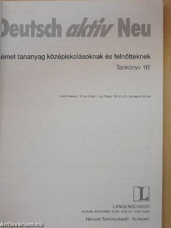 Deutsch aktiv Neu 1B - Lehrbuch