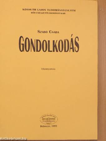 Gondolkodás