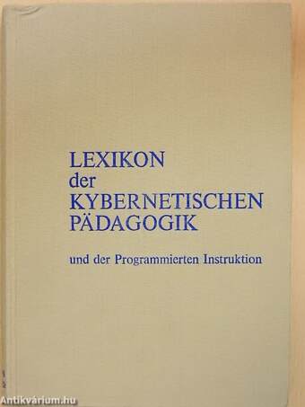 Lexikon der Kybernetischen Pädagogik und der Programmierten Instruktion