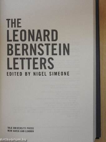 The Leonard Bernstein Letters