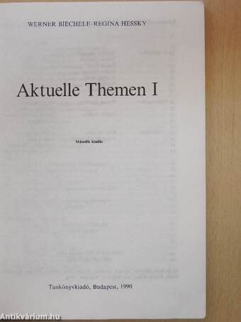 Aktuelle Themen I.