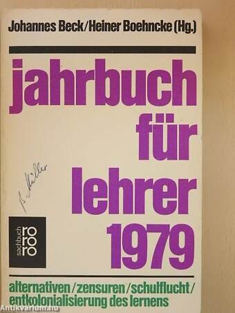 Jahrbuch für Lehrer 1979
