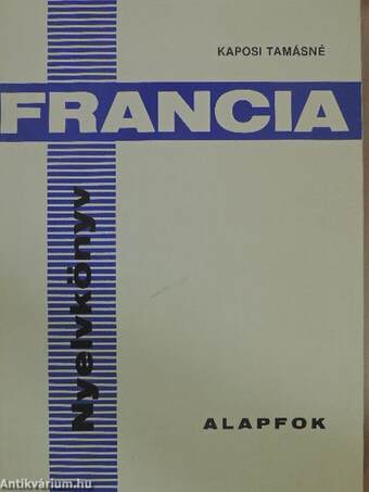 Alapfokú francia nyelvkönyv