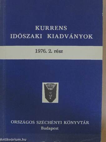 Kurrens időszaki kiadványok 1976/2.