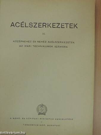 Acélszerkezetek III.