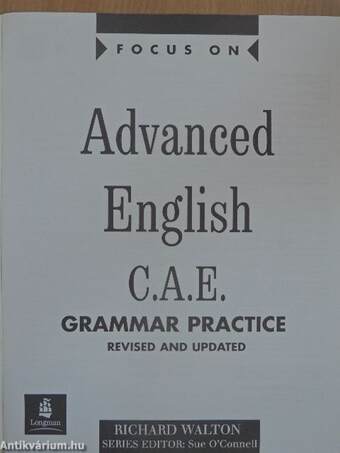 Advanced English C. A. E. - Grammar Practice