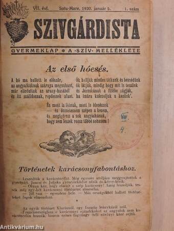 Szivgárdista 1930. január-december