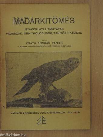 Madárkitömés