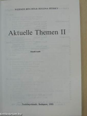 Aktuelle Themen II.