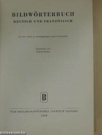 Bildwörterbuch Deutsch und Französisch