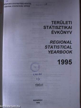 Területi statisztikai évkönyv 1995