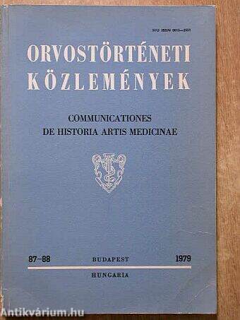 Orvostörténeti közlemények 87-88.