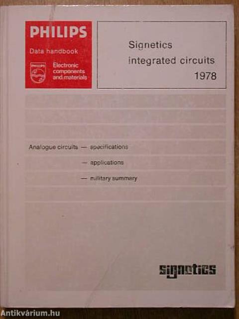 Signetics integrated circuits 1978.