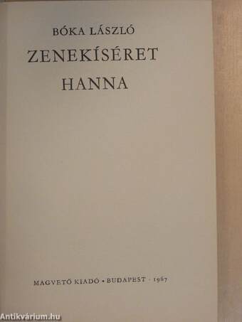 Zenekíséret/Hanna