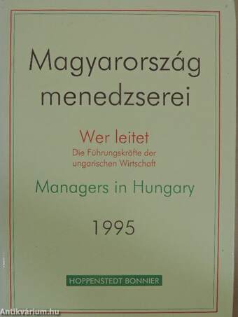 Magyarország menedzserei 1995