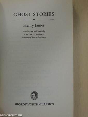 Ghost Stories of Henry James