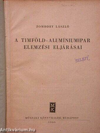 A timföld-alumíniumipar elemzési eljárásai