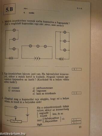 Fizika 8. osztály