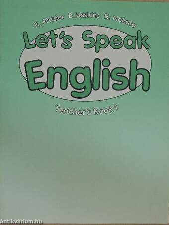 Let's Speak English - Teacher's Book 1.