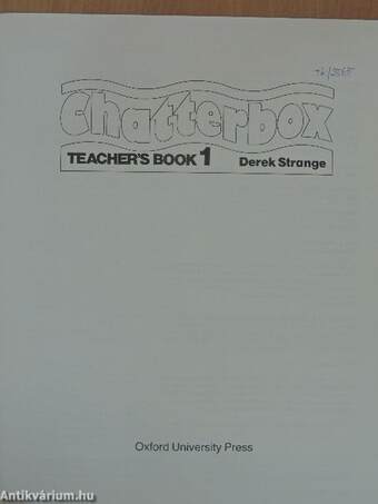 Chatterbox 1. - Teacher's book