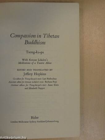 Compassion in Tibetan Buddhism