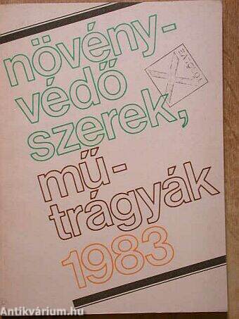 Növényvédő szerek, műtrágyák 1983