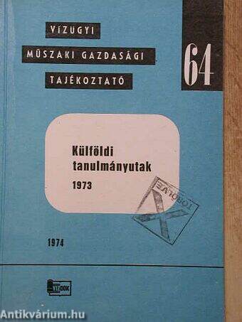 Külföldi tanulmányutak 1973.