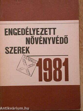 Engedélyezett növényvédő szerek 1981.