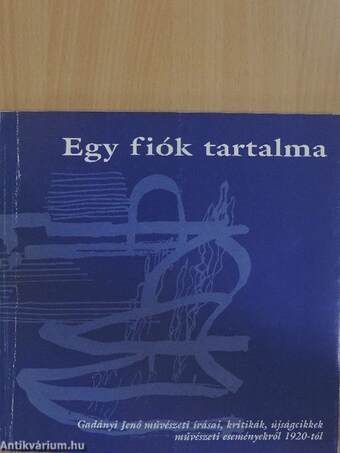 Egy fiók tartalma