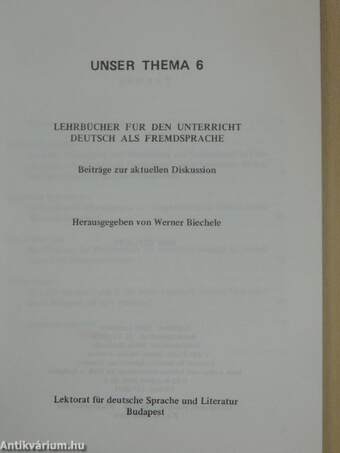 Lehrbücher für den Unterricht Deutsch als Fremdsprache