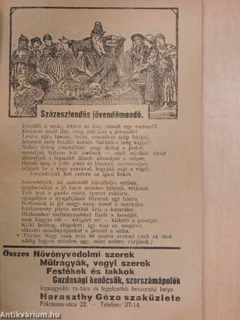 Szegedi Friss Ujság politikai napilap nagy családi naptára 1942. évre