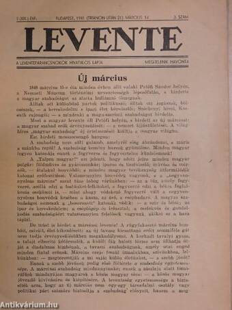 Levente 1941. március 14.