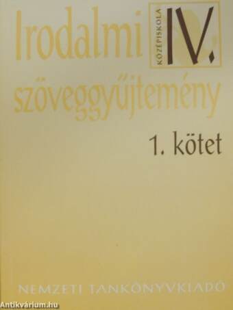 Irodalmi szöveggyűjtemény IV/1-2.