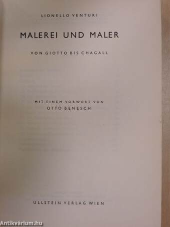 Malerei und Maler