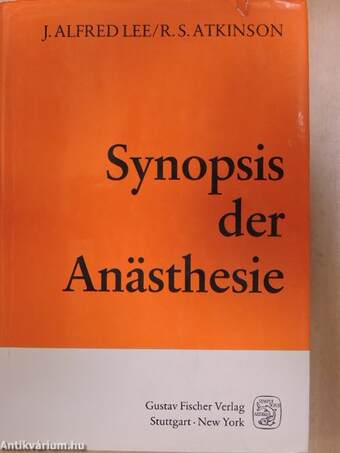 Synopsis der Anästhesie